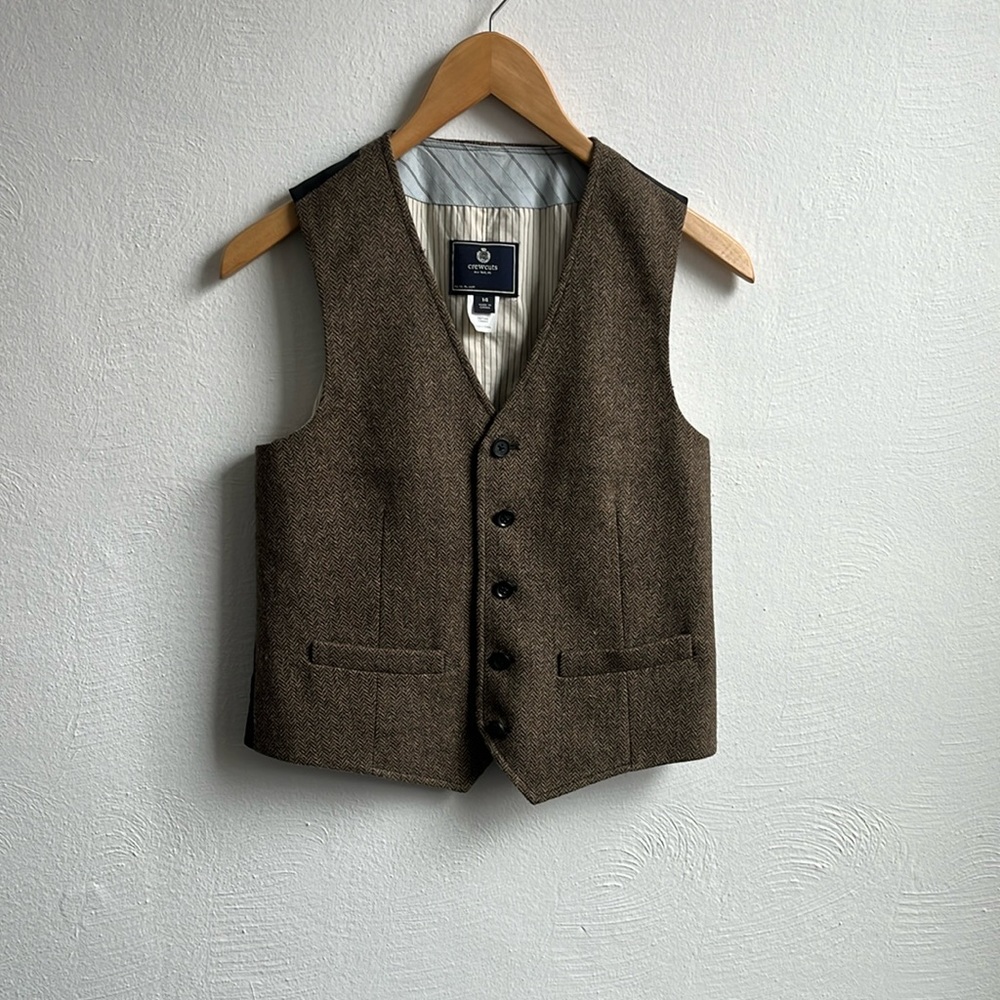 JCREW tweed vest